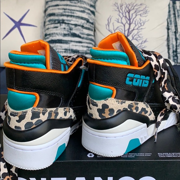 Converse ERX 260 MID Black/rapid teal/orange rindW - Picture 10 of 16